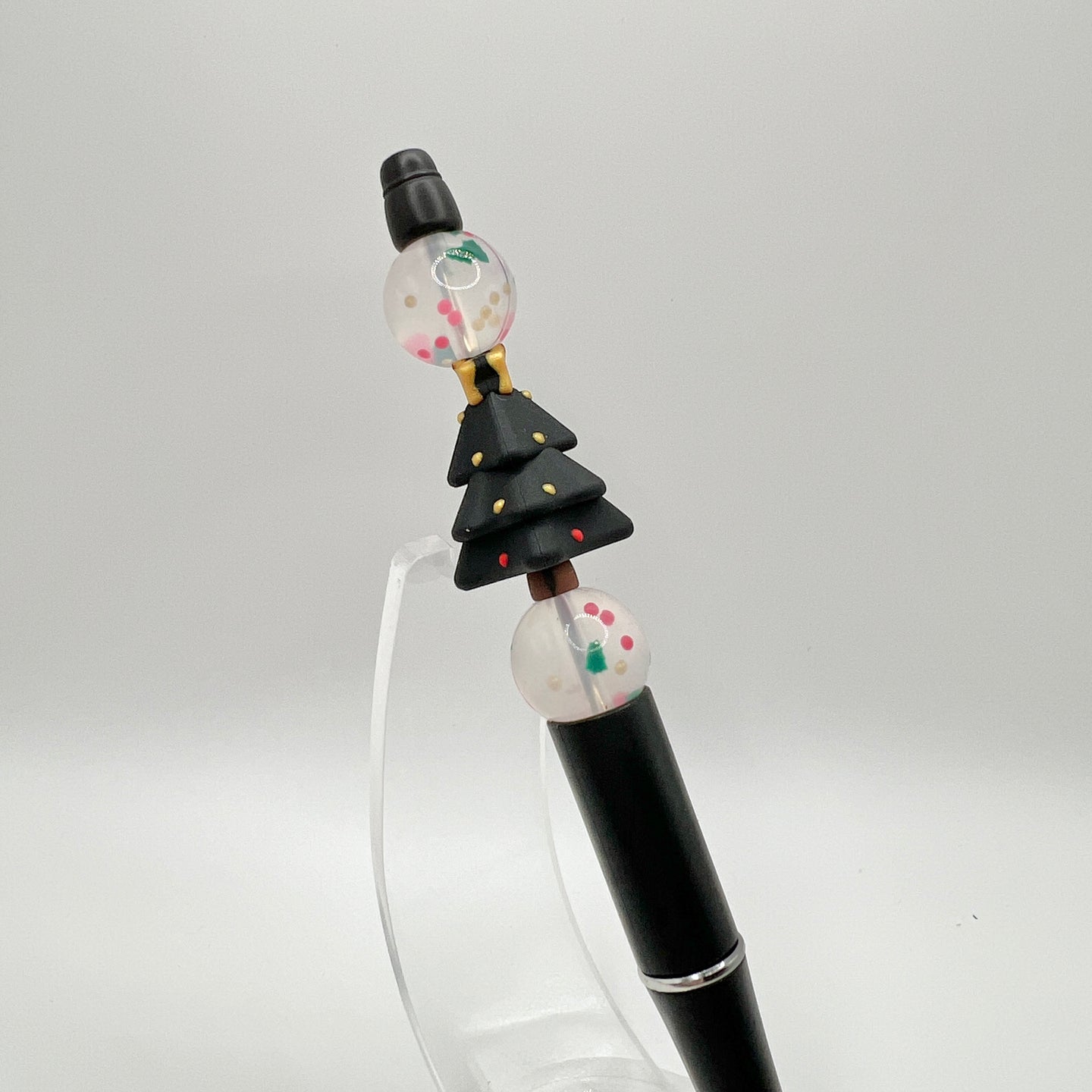 Black Tree Plastic Pen